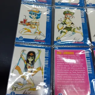 Lote 16 cards revista Super Manga 1995