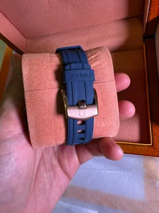 Ome Seamaster Professional Reloj Azul/Dorado