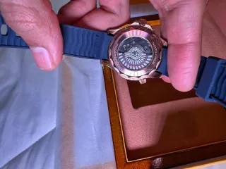 Ome Seamaster Professional Reloj Azul/Dorado