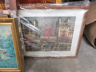 Lote bastidores cuadros y marcos antiguos