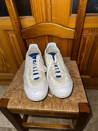 Zapatillas Nike Blancas y Azules 47.5