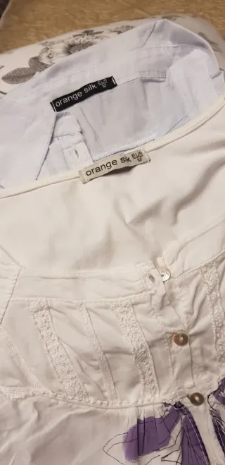 Lote 2 Camisetas Orange Silk Talla M