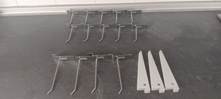 Soportes y baldas para tienda