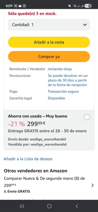 Noria Lego negociable