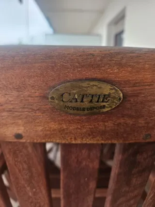 Mesa de madera para exterior cattier