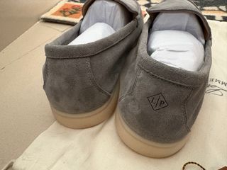 Loro Piana Summer Walk Mocasines Grises