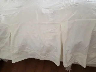 2 Cubrecanapés cama 90cm Beige/color clarito