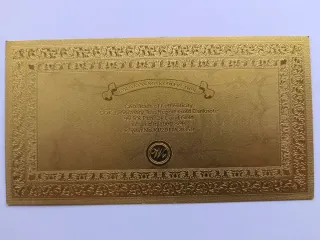 10 Billetes 10000 Yenes Gold Colección