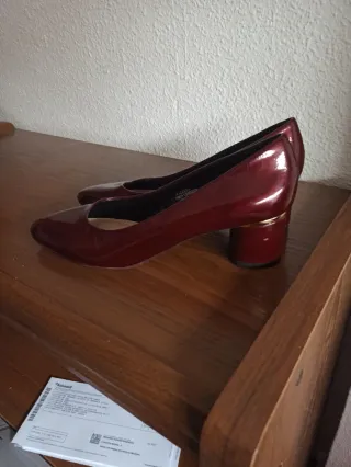 Zapatos de tacón remolacha mujer talla 40