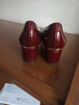 Zapatos de tacón remolacha mujer talla 40