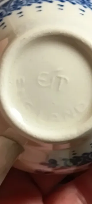 Juego de 8 tazas de café de loza inglesa