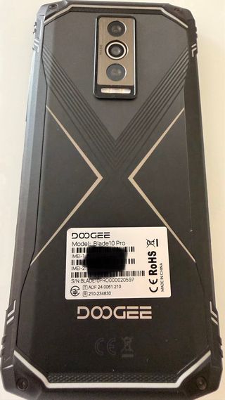 Móvil Rugerizado Negro Doogee Blade 10 pro