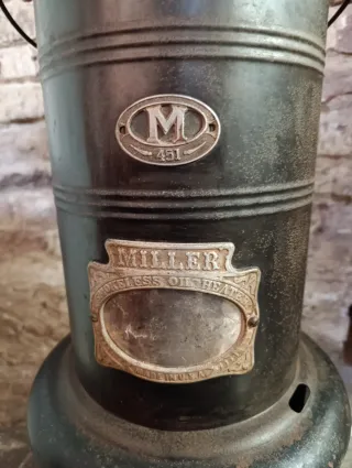 Estufa antigua MILLER 451 años 30  Vintage