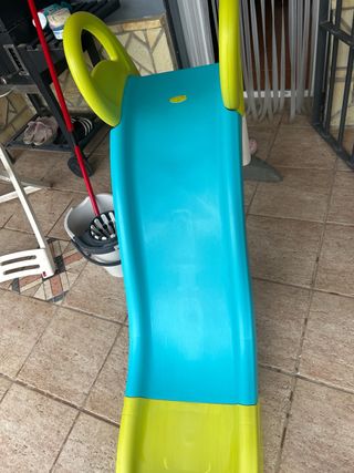 Tobogán Smoby verde y azul