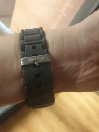 Reloj Flamenco Negro y Plateado