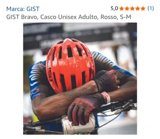 Casco Gist Bravo Rosso