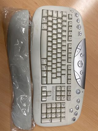 Teclado Inalámbrico Logitech Beige/Blanco