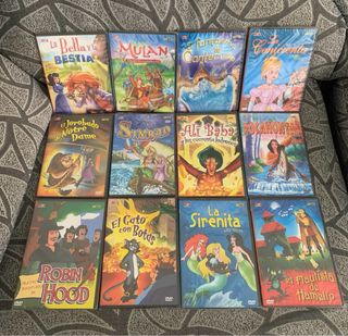 12 Películas Infantiles DVD Precintadas