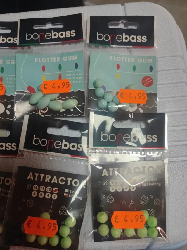 Lote 12x Flotter Bonebass