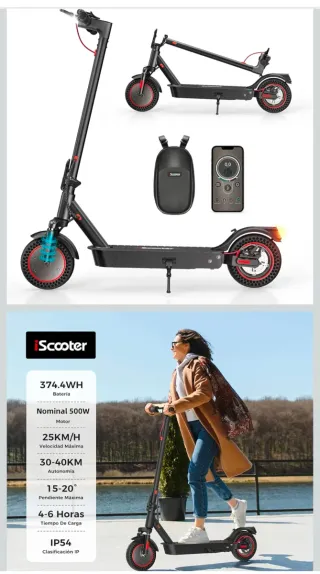 Patinete Eléctrico iScooter i9Max