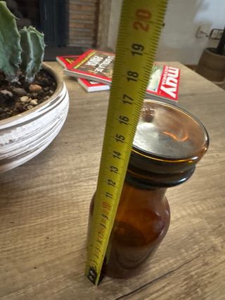 Antiguo frasco farmacia