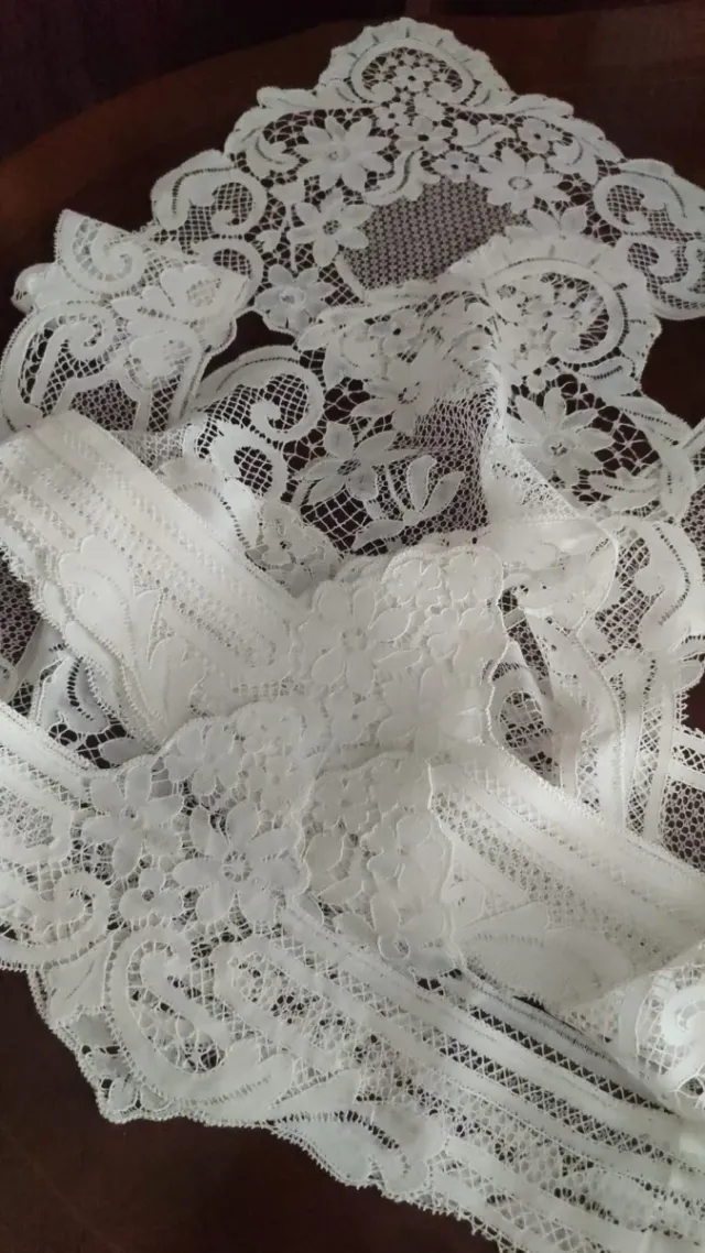 Encaje de Camariñas antiguo ,Preciosa.