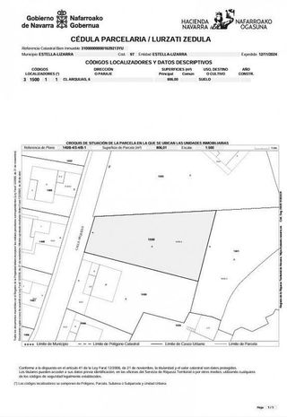 Terreno en venta en Estella/Lizarra