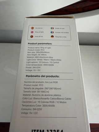 Anel de Luz RGB LED APOKIN