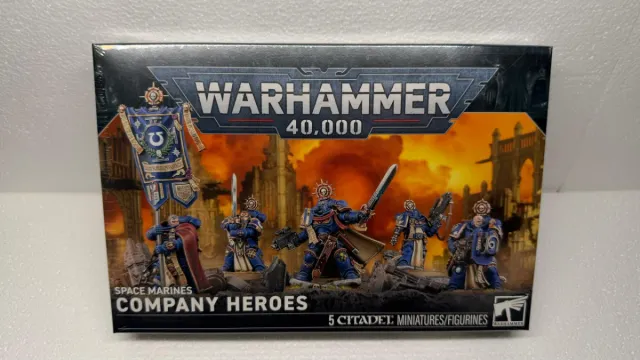 Héroes de compañía Warhammer 40k Space Marines.