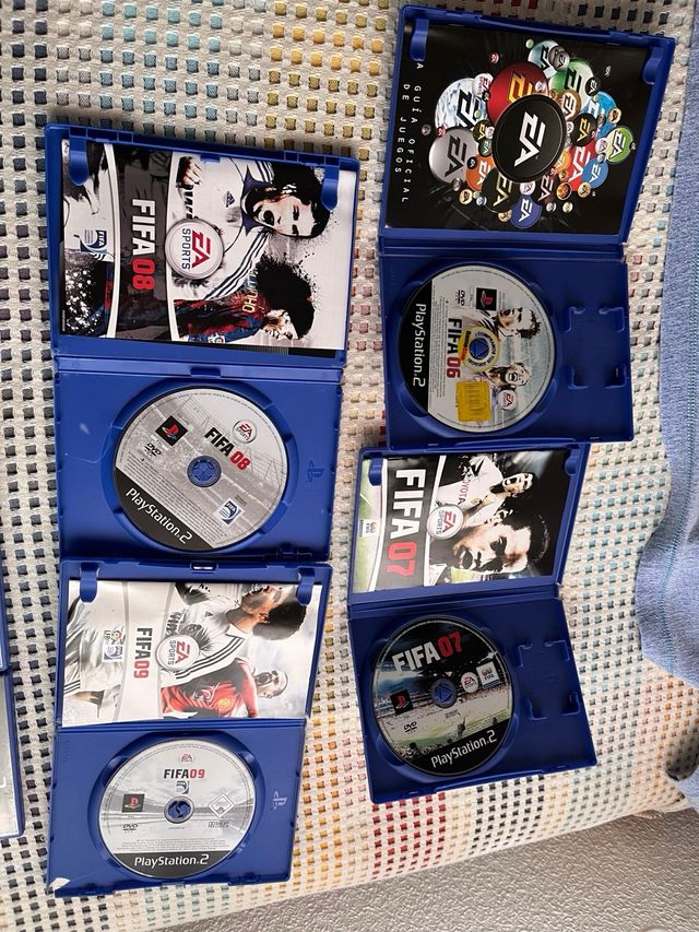 Lote 7 Juegos FIFA PS2 (03, 04, 05, 06, 07, 08, 09