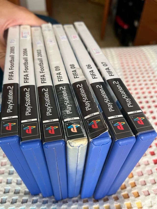 Lote 7 Juegos FIFA PS2 (03, 04, 05, 06, 07, 08, 09