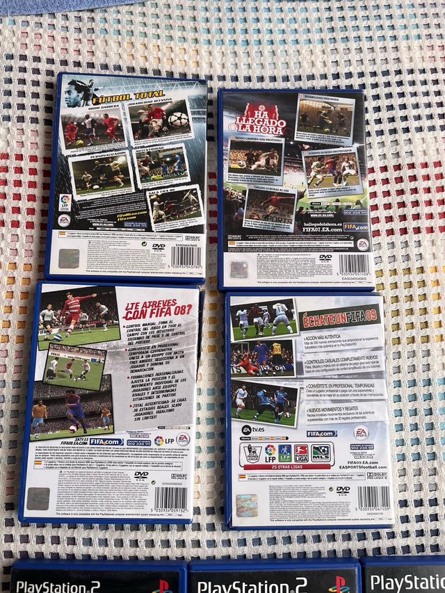 Lote 7 Juegos FIFA PS2 (03, 04, 05, 06, 07, 08, 09