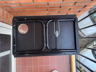 Mesa Plegable Portátil Negra para Cama/Sofá