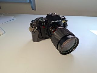 Cámara reflex Pentax P3 Analógica Negra