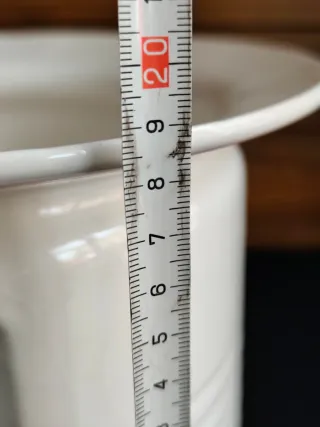 Macetero antiguo Pedralba pintado a mano