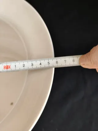 Macetero antiguo Pedralba pintado a mano