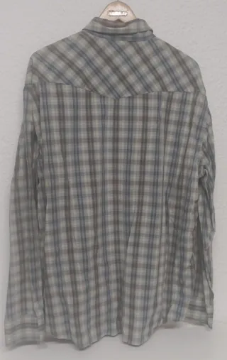 Camisa cuadros algodón Tex XXL