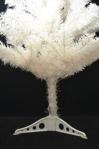 Árbol de Navidad blanco artificial 120cm