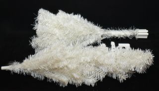 Árbol de Navidad blanco artificial 120cm