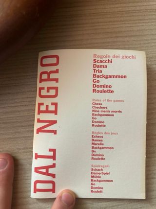 Roulette Dal Negro Vintage Professionale