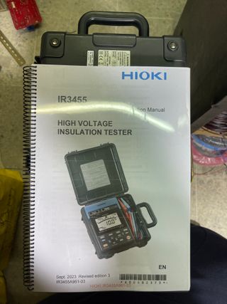 Medidor Aislamiento HIOKI IR3455