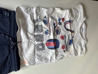 Conjunto Mayoral niño T6: 2 camisetas y pantalón