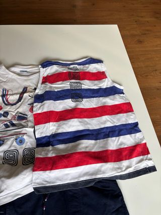 Conjunto Mayoral niño T6: 2 camisetas y pantalón