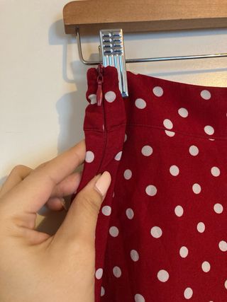 Falda de verano con lunares