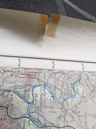 Mapa Alcalá de Henares 1952