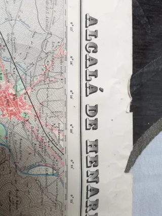 Mapa Alcalá de Henares 1952