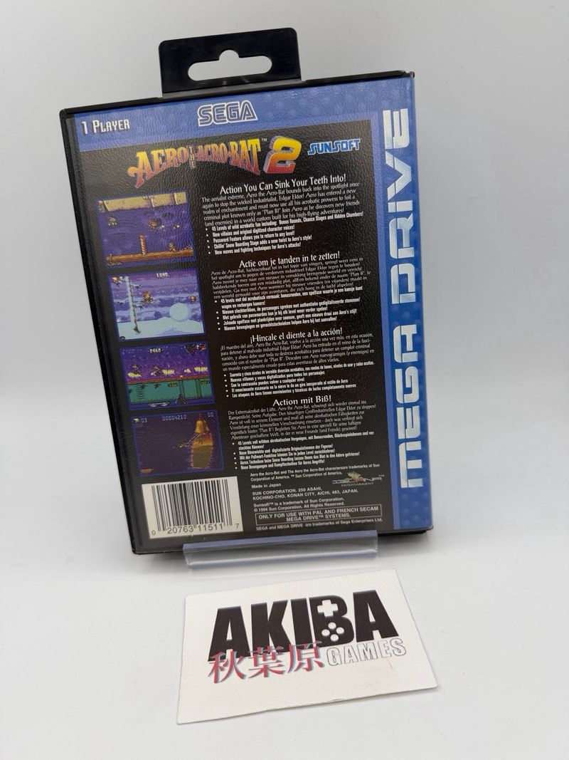Aero the Acro-Bat 2 Mega Drive Completo afbeelding 2