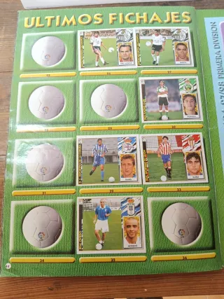 Álbum Cromos Liga 97-98 Oficial