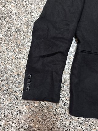 Giacca uomo lino-cotone nera XXL