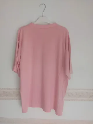 T-shirt Mountain Bike cotone rosa tg L